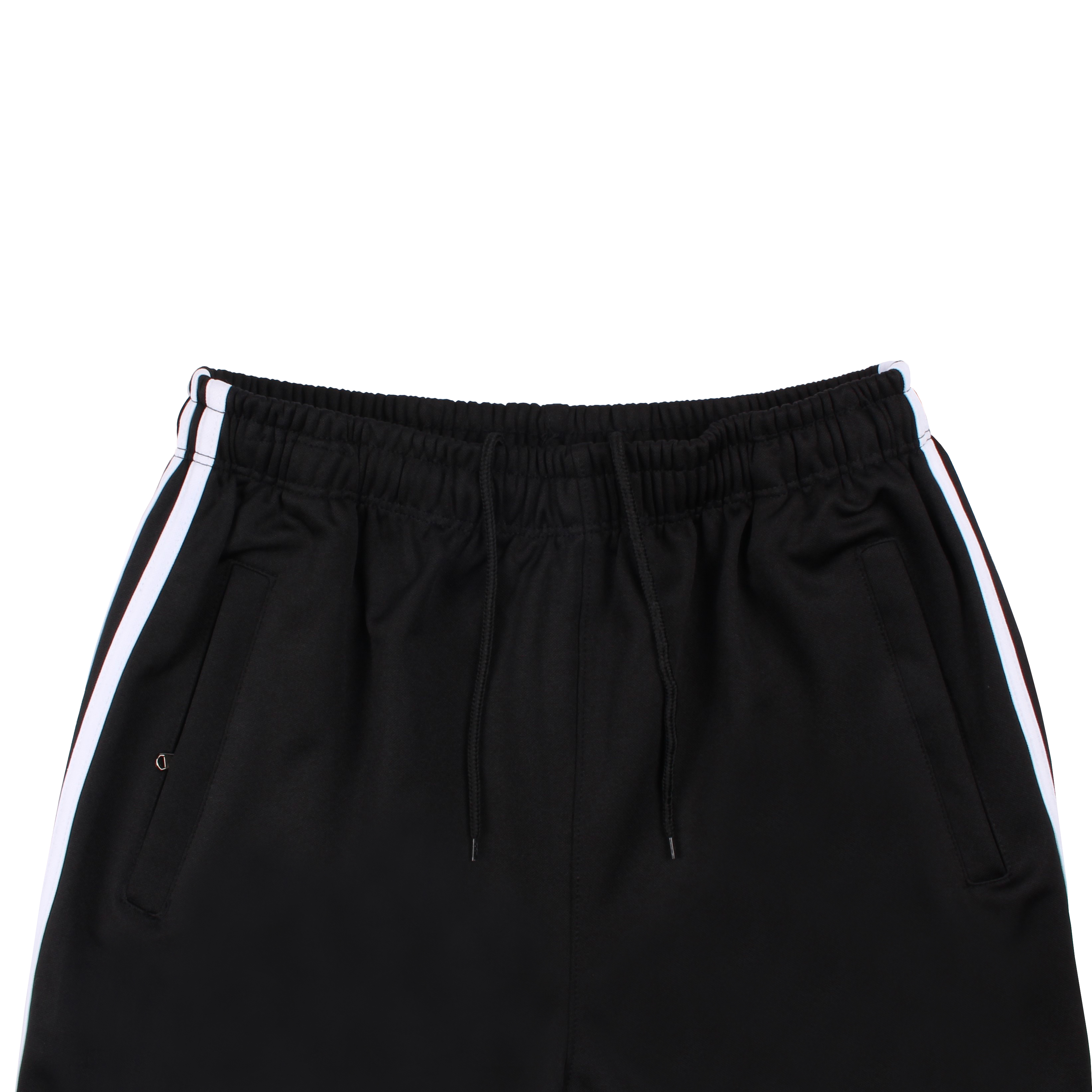 [면혼방/폴리100%]  블랙 흰색 2선 바지