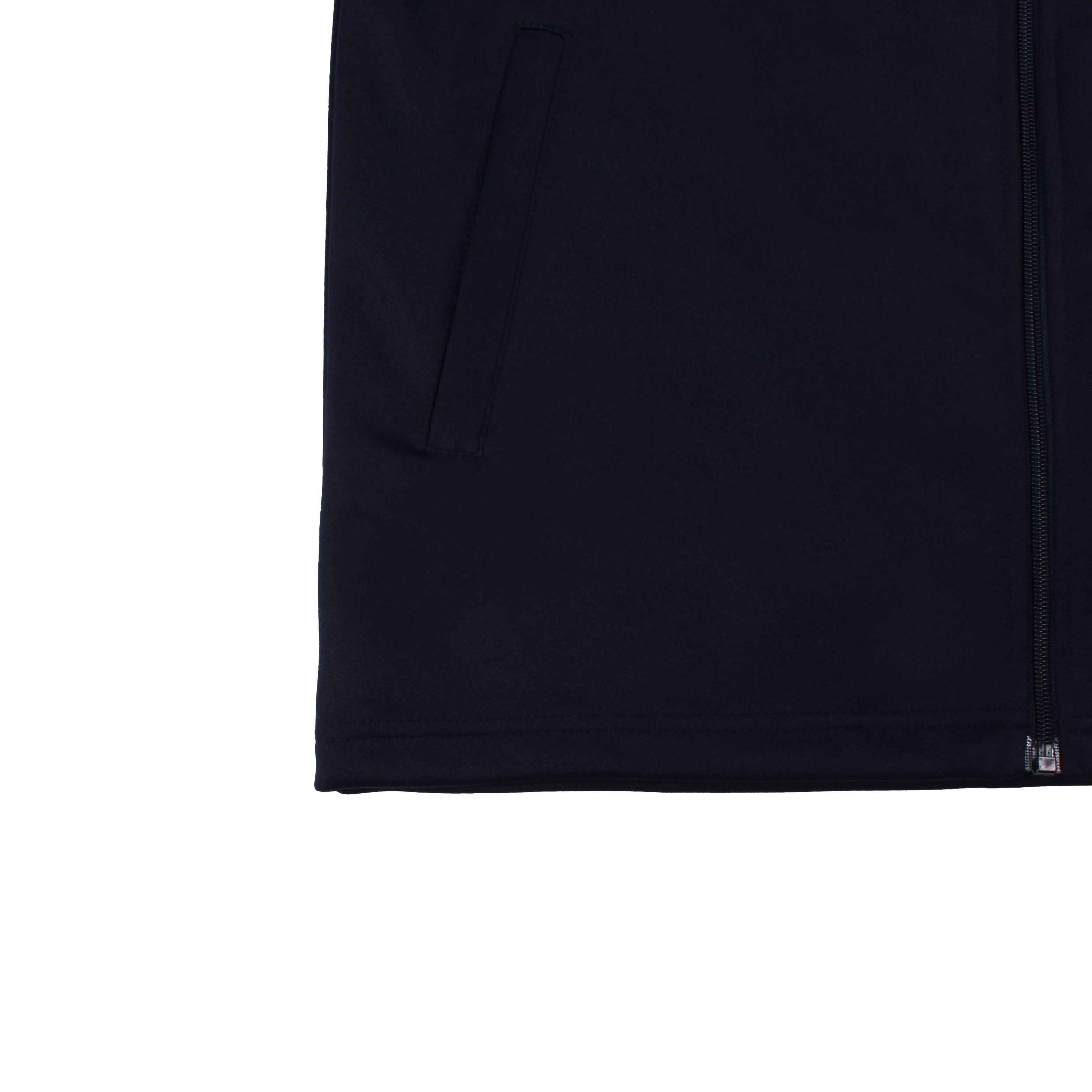 네이비 흰색 2선 집업 기모 동복상의