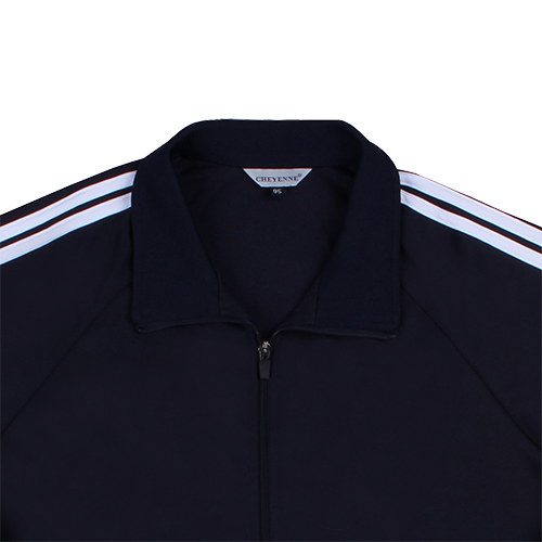 네이비 흰색 2선 기모 동복세트