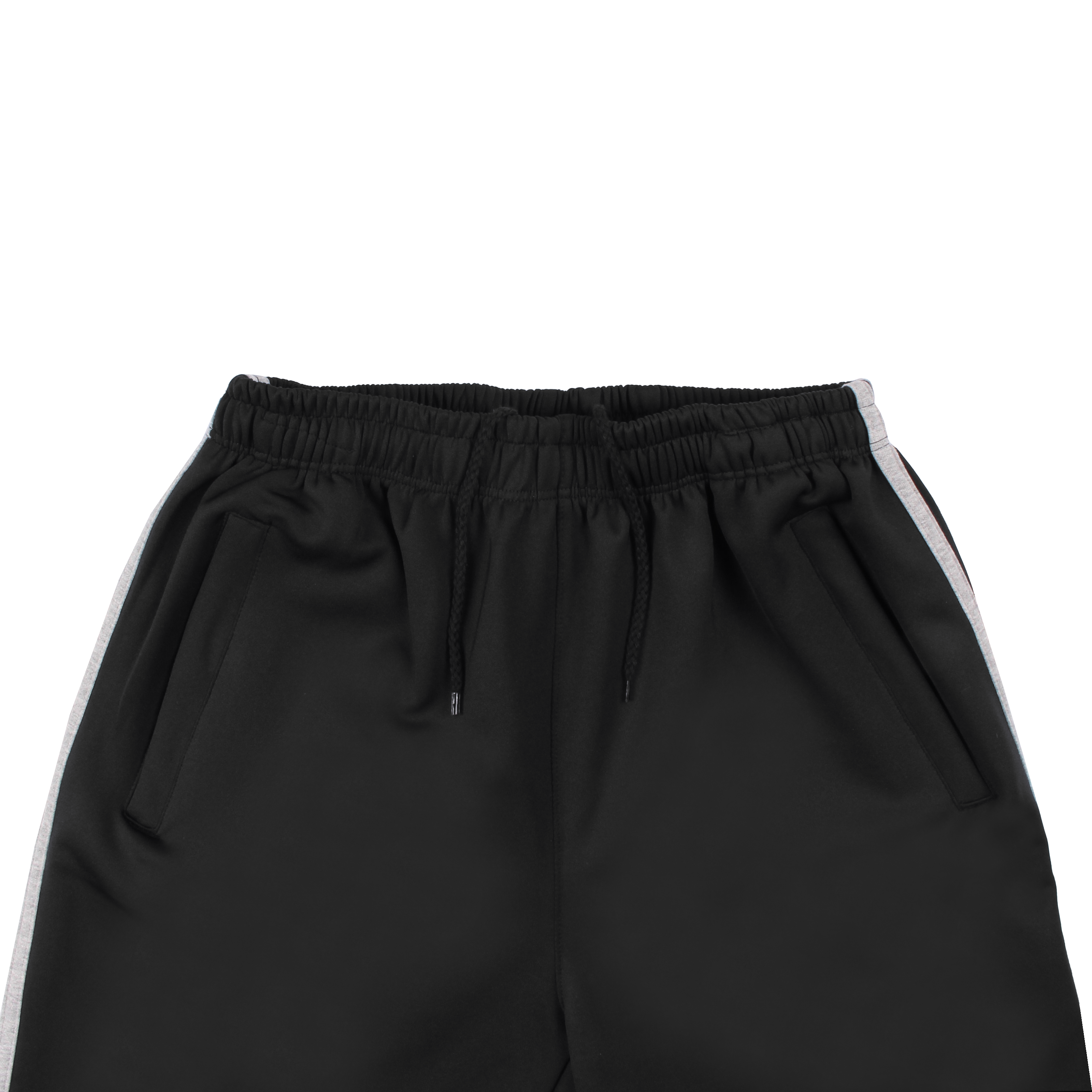 블랙 멜란지 2선 바지